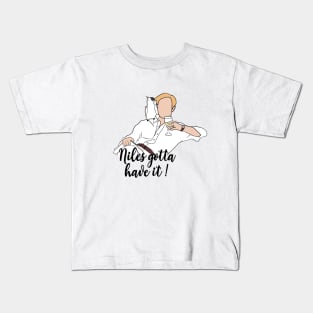 niles gotta have it Kids T-Shirt